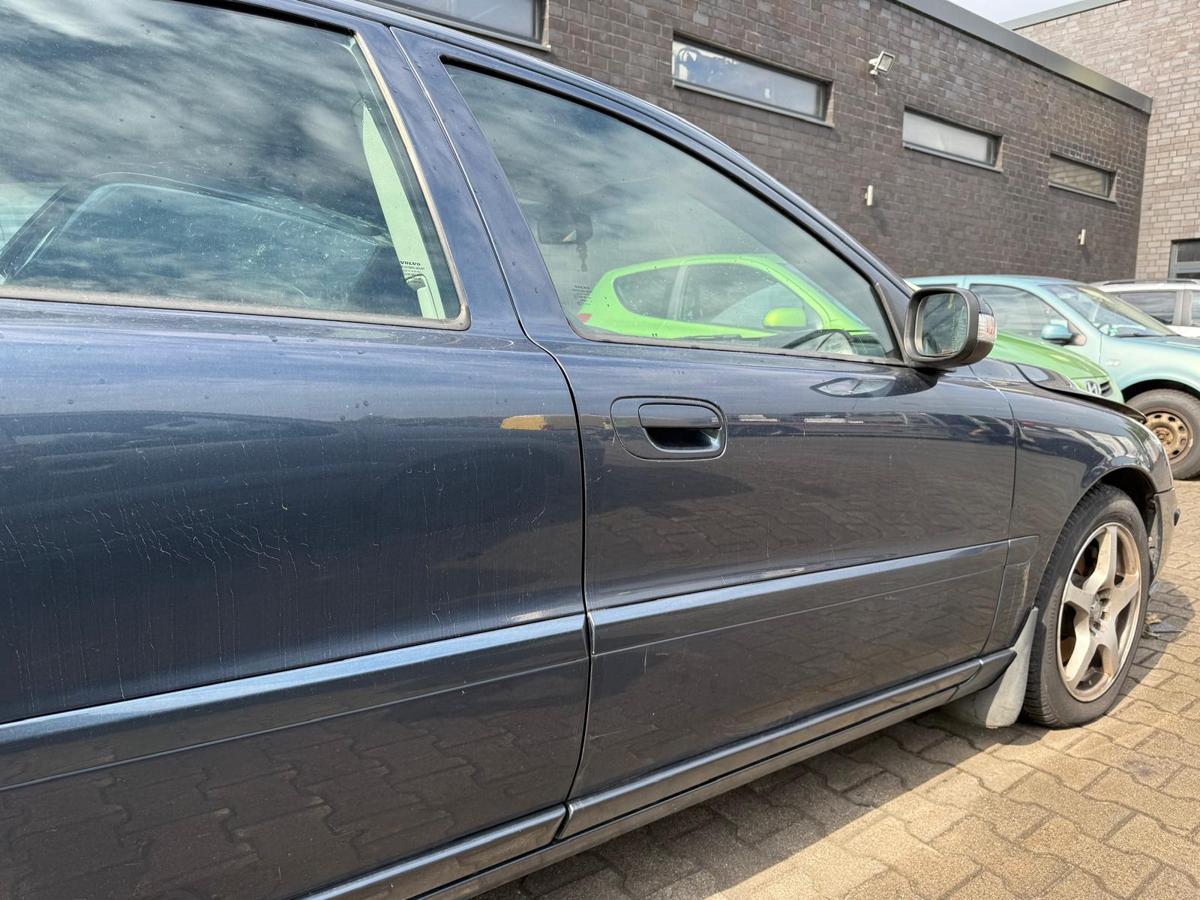 Volvo S60 original Tür vorn rechts 46600 Barents Blue Pearl Rohbau BJ08